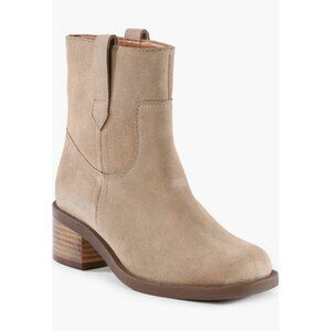 Seychelles Curl Up Suede Boot in Taupe